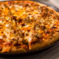 Meat Lovers (X-Large) · Loaded with pepperoni, sausage, Canadian bacon, Italian sausage, bacon and beef.