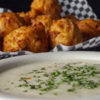 White Clam Chowder · Award-winning and voted best of Rhode Island! This is the absolute best New England-style wh...