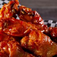 Chicken Wings · The best in town! Over a pound of your favorite wings served your style. Buffalo, BBQ, Thai ...