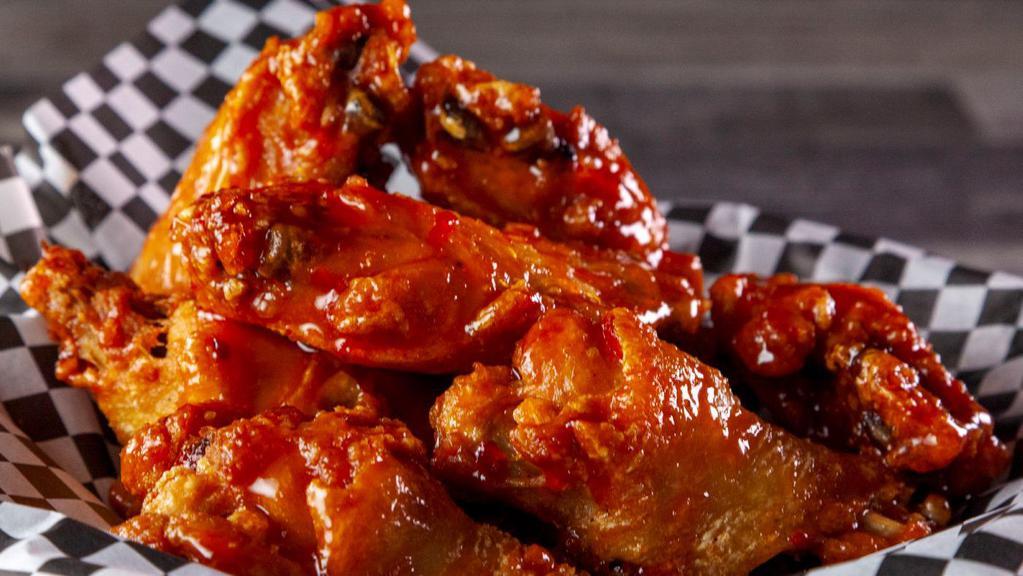 Chicken Wings · The best in town! Over a pound of your favorite wings served your style. Buffalo, BBQ, Thai or gold fever. You gotta try these!.