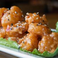 Bada Bang Shrimp · lightly fried, spicy chilly sauce