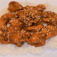 Sesame Chicken · The Sesame Chicken does not come with the Teriyaki source.   It is served with no vegetable ...