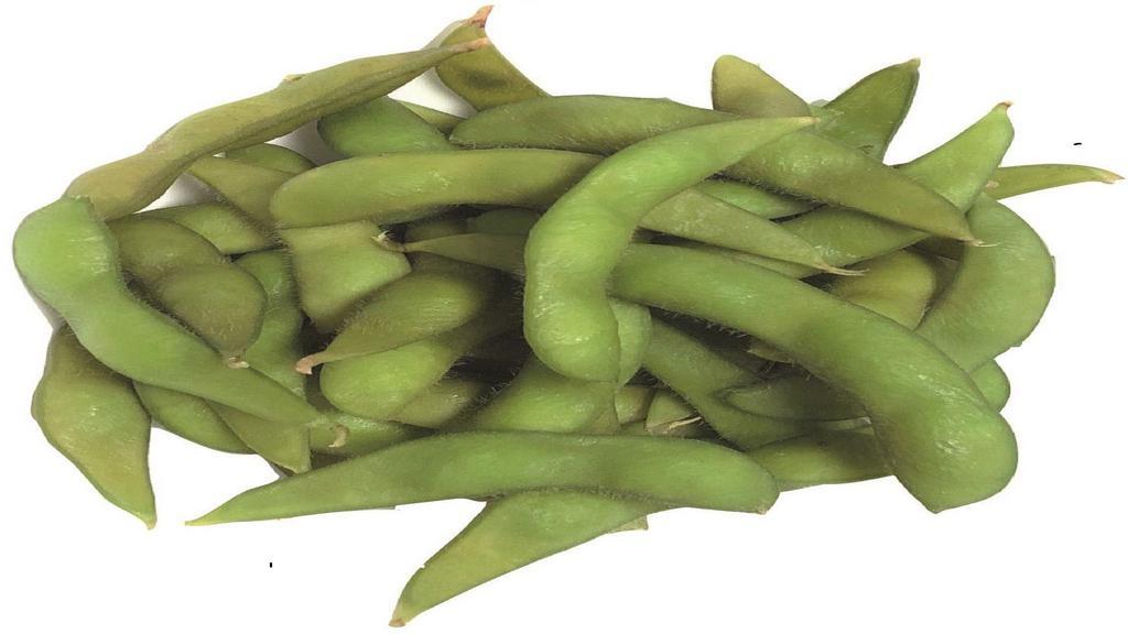 Edamame · Edamame  is a preparation of immature soybeans in the pod, found in cuisines with origins in East Asia.   The pods are boiled or steamed and may be served with salt.