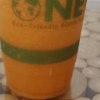 Boost Energy · Green Apple, carrots, ginger, Turmeric blended with orange juice.