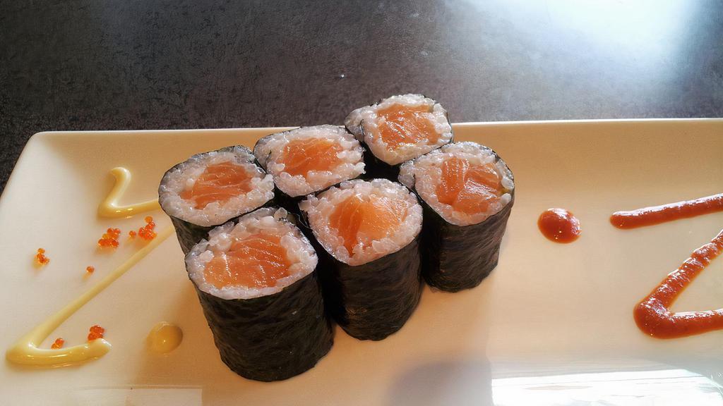 Salmon Roll (8 Pcs) · Contains Raw Fish.