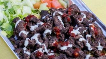 Beef Shawarma Plate · Halal. Healthy. Marinated beef slow-roasted and thinly sliced over spiced basmati rice and s...