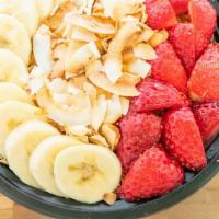 Power Acai Bowl · Our Acai base blended with strawberries and bananas, topped with granola, strawberries, bana...