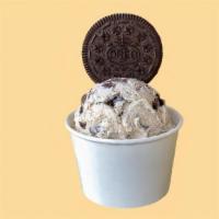 Cookies & Cream · Vanilla ice cream mixed with Oreo® pieces.