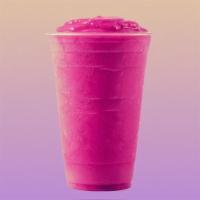 The Flamingo · Mango and dragon fruit blended with apple juice.