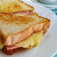 Grill Ham & Cheese · Served with Fries