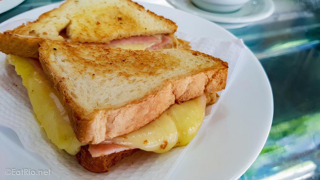 Grill Ham & Cheese · Served with Fries