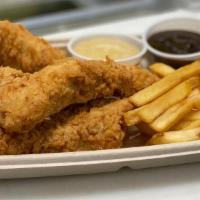 4 Pc Tender Dinner · Seasoned to perfection. Freshly hand battered and cook to order.