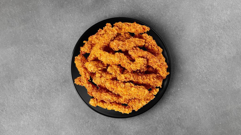Chicken Tenders 6 Pcs · Our famous crispy tenders in your choice of sauce. Pick from Coleslaw, french fries and onion rings for your side.
