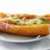 Italian Hoagie · Premium quality cut to orders meats and cheeses served on baked fresh daily Aversa's Seeded ...
