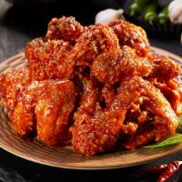 Garlic Spicy Chicken · Sweet and spicy chicken, perfect for garlic lovers. Spicy.