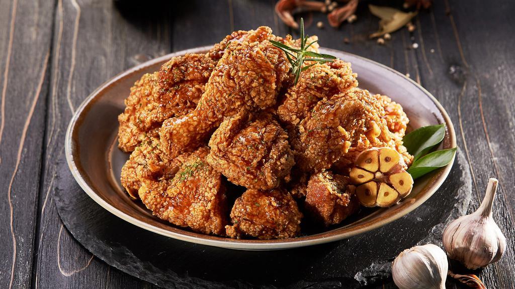 Garlic Soy Chicken · Our signature crispy chicken tossed in a soy-garlic glaze.