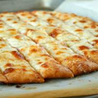 12 Inch Cheesesticks Pizza · we make it from it from scratch