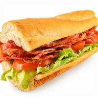 Rogi Blt Sub · Our take on the American classic. Toasted sub with plenty of bacon, fresh romaine, and ripen...