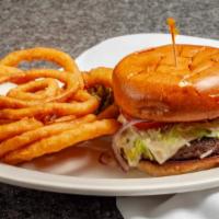 G’S Burger · American, lettuce, tomato, red onion, pickles, Creamy Garlic Dressing