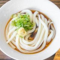 Bukkake Sauce · Hand-made udon noodles lightly dressed with our signature dashi soy sauce. Try it either hot...
