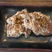 Karaage Chicken (1 Piece) · Japanese style marinated boneless fried chicken.