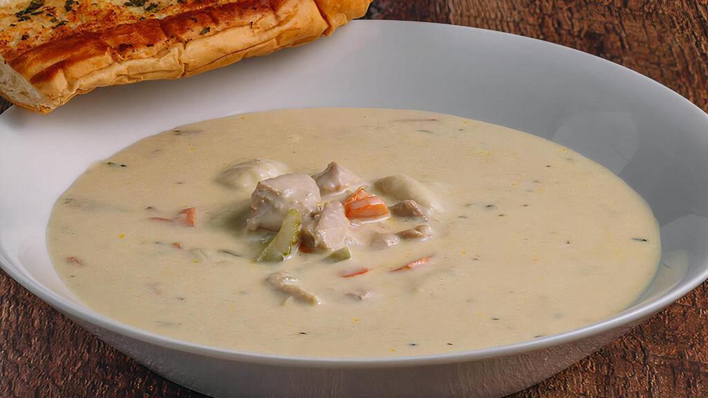 Chicken Gnocchi Soup · Traditional Creamy Chicken Soup with Gnocchi Dumplings.