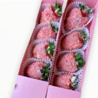 Six Chocolate Covered Gourmet Strawberries · Mixed Milk Chocolate. Choose 1 topping.