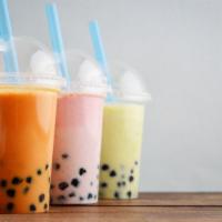 Smoothie Bubble Tea (Blended With Cream) · 