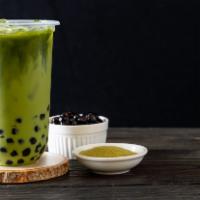 Matcha Green Tea Latte · Japanese green tea.