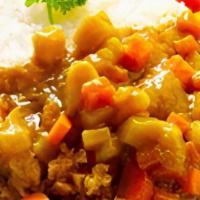 Curry Chicken Rice Bowl · 咖哩雞飯