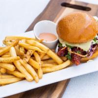 Y.O. Katsu Burger · Build your own delicious katsu burger. Served with fries.