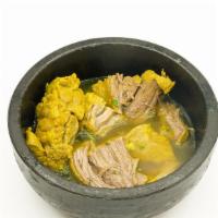 Bormah (Lamb) · Very tender chunks of lamb marinated then boiled and served in a special seasoned broth. Ser...