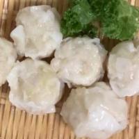Steamed Shumai · Steamed shrimp dumplings.