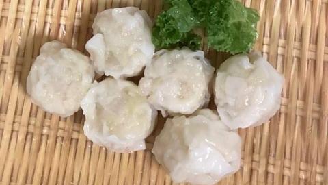 Steamed Shumai · Steamed shrimp dumplings.