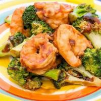 Shrimp With Broccoli Comb · 