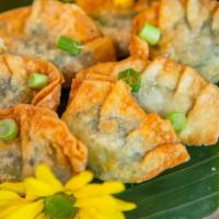 Crispy Vegetable Wonton(6) · Fried wonton wrapped with seasoning spinach served with house sauce