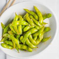Edamame · Boiled soybean lightly salted.