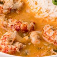 Crawfish Etouffee · Spicy. Crawfish sauteed in Louisiana spices and simmered and creamy sauce.