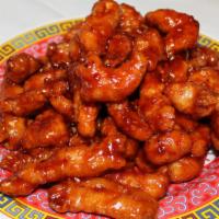 General Tso'S Chicken · Fried chicken pieces cooked in sweet, spicy sauce