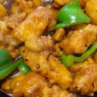 General Tso'S Chicken · Spicy. Crispy chunks of chicken with chef's special sauce.
