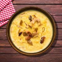 Classic Rice Pudding · A rice pudding made with basmati rice, milk, nuts and saffron.