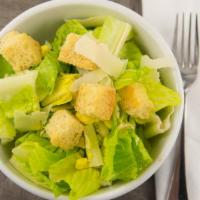 Caesar Salad · Romaine lettuce, parmesan cheese, focaccia croutons (vegetarian)