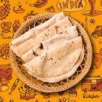 Chapati · Two whole wheat flat bread baked to perfection over a pan