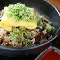 Oxtail Fried Rice · Braised Oxtail, Daikon, Shiitake, Bone Marrow & Egg