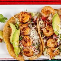 Shrimp Taco (Soft ) · Grilled shrimp, taco dressing, lettuce, pico de gallo, guacamole and cheese.