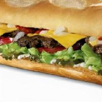 Lg Cheese Burger Sub · 
