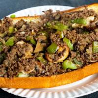 Special Philly Steak And Cheese Sub · Sautéed green peppers, mushrooms and onions.