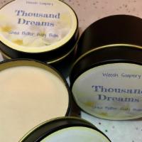 Thousand Dreams Body Balm · This is a beautifully scented body balm, with Shea butter, beeswax, hemp seed oil, and sweet...