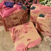 Rose'S: 'Dewy Rose' Scent Handmade Soap · Beautiful rose bar, luxurious handmade bar, argan oil-rich with kaolin clay.