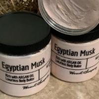 Egyptian Musk Body Butter Crème · This body butter will leave your skin refreshed, hydrated, and moisturized. There’s an added...